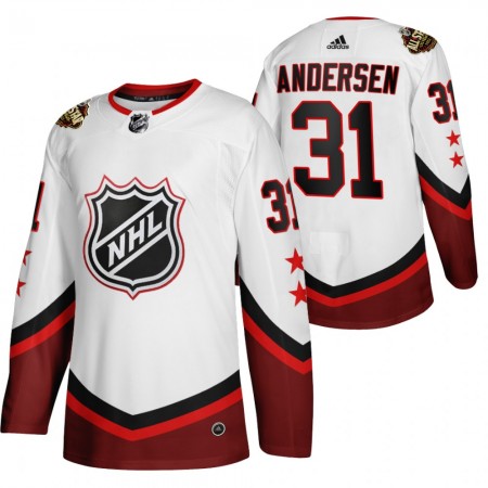 Carolina Hurricanes Frederik Andersen 31 2022 NHL All-Star Wit Authentic Shirt - Mannen